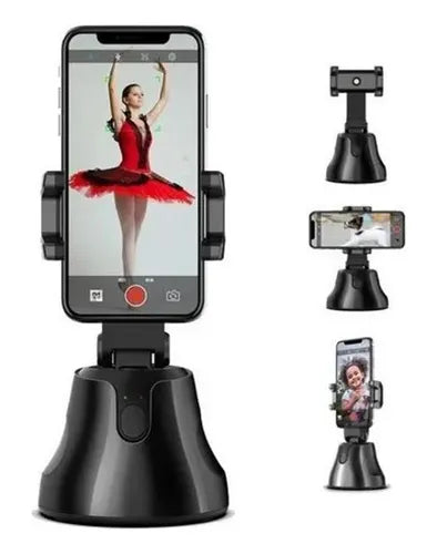 Soporte inteligente con Giro 360° Sistema de seguimiento para grabar contenido.